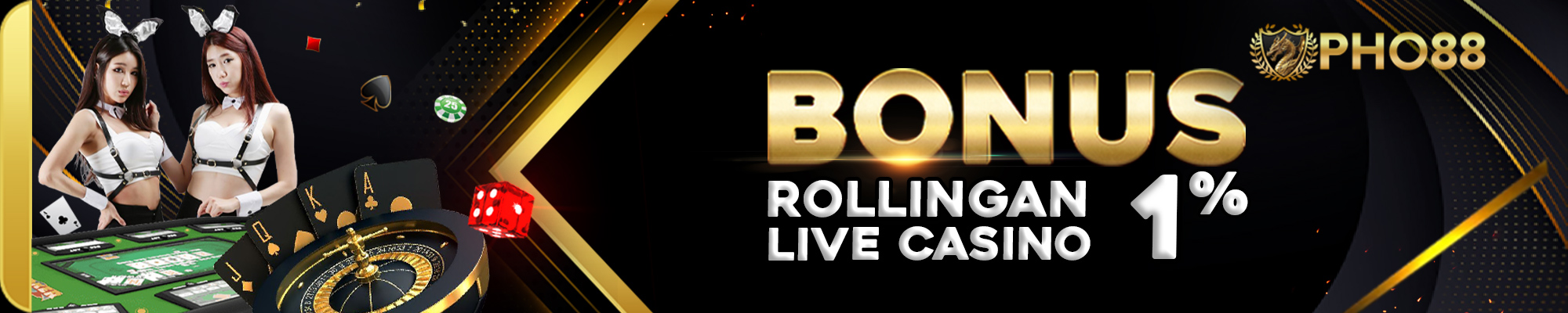 Live Casino Rollingan 1%